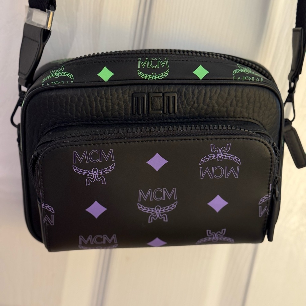 MCM Black and Purple Women's Bag
